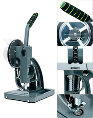 Semi-Automatic Grommet Machine, Heavy Duty Hand Press Eyelet Grommet Machine, Pu