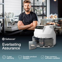 Safescan 1250 Commercial USD Coin Counting Sorting Counter Sorter