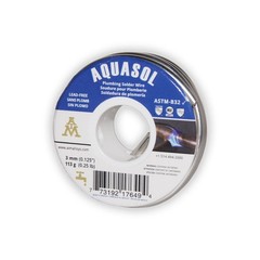 Aquasol Plumbing Solder Kit With Solder Wire Flux And Brush Solder For Plumbing