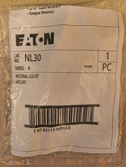 EATON CUTLER HAMMER NL30 Neutral Ground 150A 3/0 Lug Kit • Series A • NEW!