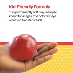 Modeling Clay, Red, 1 Pound
