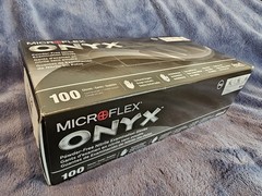 Microflex ONYX N644 Powder-Free Nitrile Exam Disposable Gloves, XL 1,000ct Case
