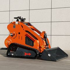 2026 Brand New 24HP Mini Skid Steer Stand-on Three-stage pump Twin cylinder