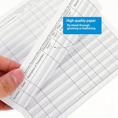 12 Pack Checkbook Register, Check Registers for Personal Checkbook, 6″ × 3″, Bla