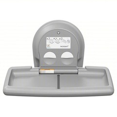 KOALA KARE PRODUCTS KB300-01 GREY Baby Changing Station,36″ W Closed,Gray 806KV4