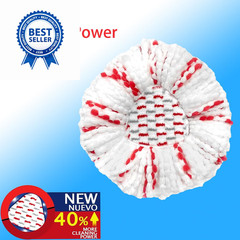 2 Pack Mop Heads Replacements – 40% More Cleaning 2pcs 1-Tank Red, Red