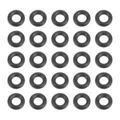 50pcs Nitrile Rubber O-Ring Seals 4x2x1mm for Buna-N NBR