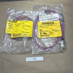 (2) TURCK Cables New In Bags See Photos & Description For P/N’s