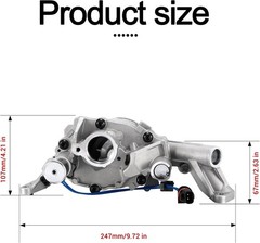 68252670AA Oil Pump with 926-235 Solenoid Valve for Chrysler 200 300 Town Countr
