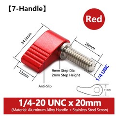 1/4 3/8 UNC Adjustable Clamping Thumb Screw Wing Knob Lever Hand Grip Bolt Metal