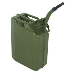 4 Pack 5 Gallon 20L Jerry Can Gas Gasoline Can with Smooth pouring Spout Green