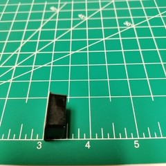 25 Peel and Stick Square Rubber Feet Bumpers 3/4in Wide x 3/8in Tall Adhesive