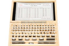 SHARS Grade AS-0 .1001 to 4.000″ 81 pcs Solid Carbide Gage Block Set NEW R{