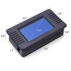 DC Battery Monitor Meter 100A/200A/300A 0-200V LCD Display Amp for Car RV Solar