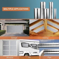 5MM Reflective Aluminum Foil Insulation Perforated Attic Roof Radiant Barrier US
