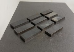 3/8″ Steel Plate 1″ x 2-3/4″ Flat Bar A36, 10 PIECES