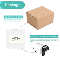 6 x DK1241 Shipping Mailing Address Barcodes 4″x6″ Labels for Brother QL-1110NWB