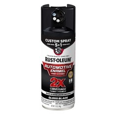 Rust-Oleum 2X Automotive Enamel Custom 12 Ounce (Pack of 1), Gloss Black
