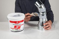 1 Gallon Gray Fiber Reinforced HVAC Duct Sealant UL 181 A M B M Certified