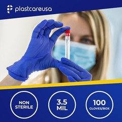 100 Nitrile Disposable Medical Exam Gloves 3.5 Mil. (Vinyl, Latex, Powder Free)