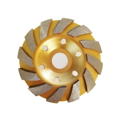 US 2-4 Pc 4″ inch Diamond Segment Grinding Wheel Disc Grinder Cup Concrete Cut