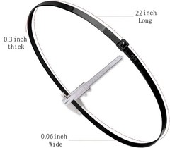 Long Heavy Duty Zip Ties 22 inch with 120 Pounds Tensile Strength Strong UV R…