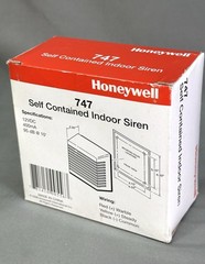 NEW Honeywell Self-Contained Indoor Siren 747 NOS FREE SHIPPING! 95 dB Ademco