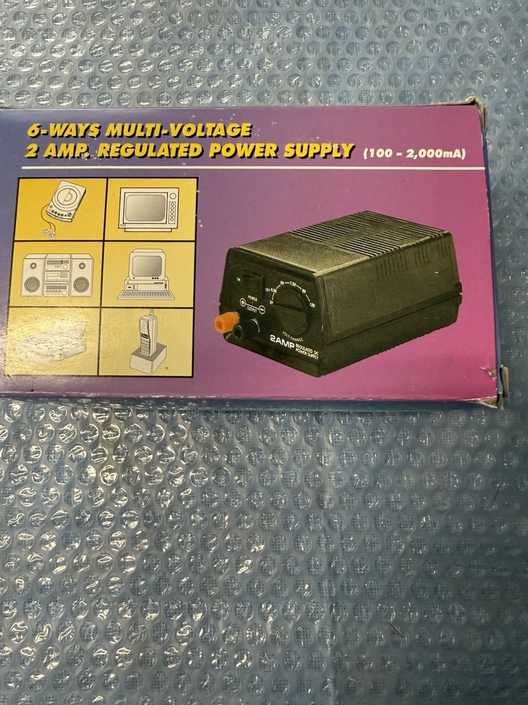 Mean Well MW122A Regulated DC Power Supply 3-12 V adjustable 2 Amp