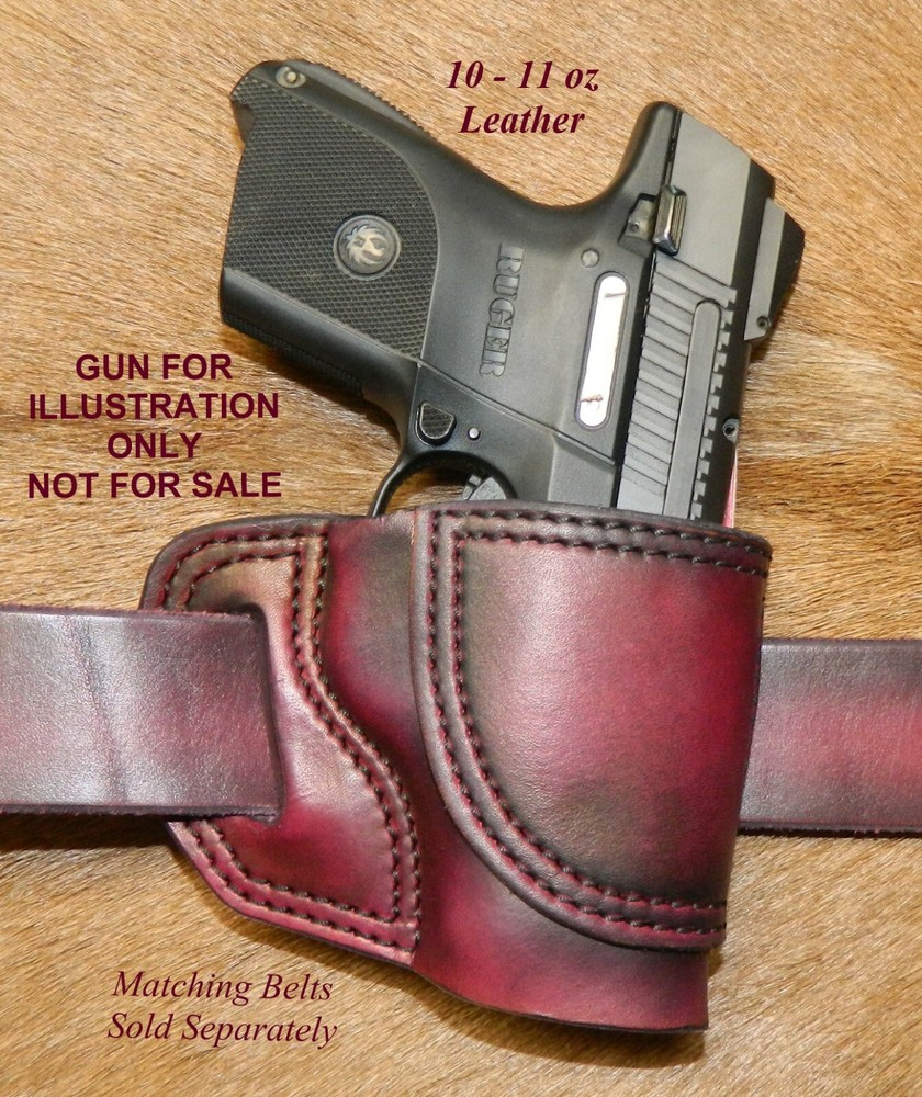 Gary C’s Leather Avenger OWB Right Hand HOLSTER – for the Ruger SR9C/SR40C