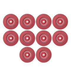 10 PCS 4-1/2″ x 7/8″ 80 Grits Type 29 Ceramic Grain Flap Sanding Discs