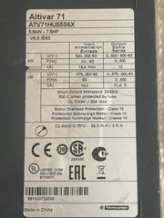 Schneider Electric, ATV71HU55S6X, Altivar 71 5.5kW – 7.5HP Variable Speed Drive