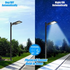 200W LED Shoebox Area Light Outdoor Commercial Parking Lot Street Pole Lighting