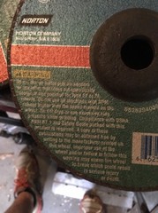 Qty:6 NORTON USA Depressed Center Steel Stainless Grinding Wheel T27 7×1/4×7/8