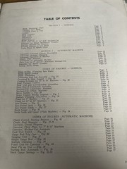 Peerless Mechani-cut Plain/Automatic Operating Instructions Parts List BultnMC55
