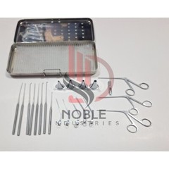 Myringotomy Instruments Set Of 15 Instruments For ENT Myringoplasty