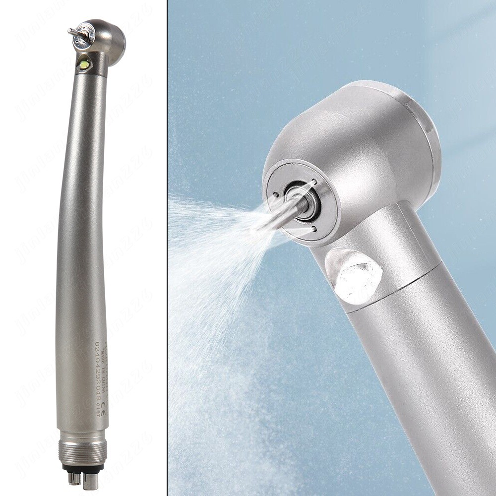 ASkeadnt E-generator Dental LED Fiber Optic /High Speed Handpiece 4 hole NEW