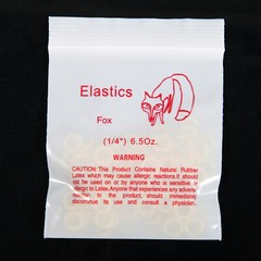 1000pcs Dental Orthodontic Elastics Fox Bands Rabbit Force 6.5 OZ,1/4″ 10 bags