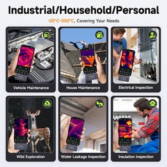 256 x 192 Pixel High Resolution Infrared Thermal Imaging Camera for IOS iphone
