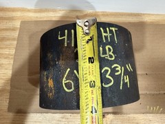 One Piece 4140 Hot Rolled Steel Bar Round Stock Heat Treated 6” OD x ~3 3/4”