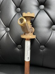 Woodford 1/2 In. SWT x 1/2 In. MIP x 3/4 In. MHT x 8 In. Brass Anti-Siphon Frost