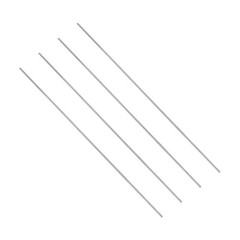4 pcs 1.6mm Dia 254mm Length GR5 Metal Solid TC4 Titanium Round Bar[0.06 x 10IN]