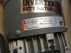 Nord SK63L/4 CUS BRE5 HL IG12P, .18kW(0.25HP) 1680RPM, 230/460V Motor