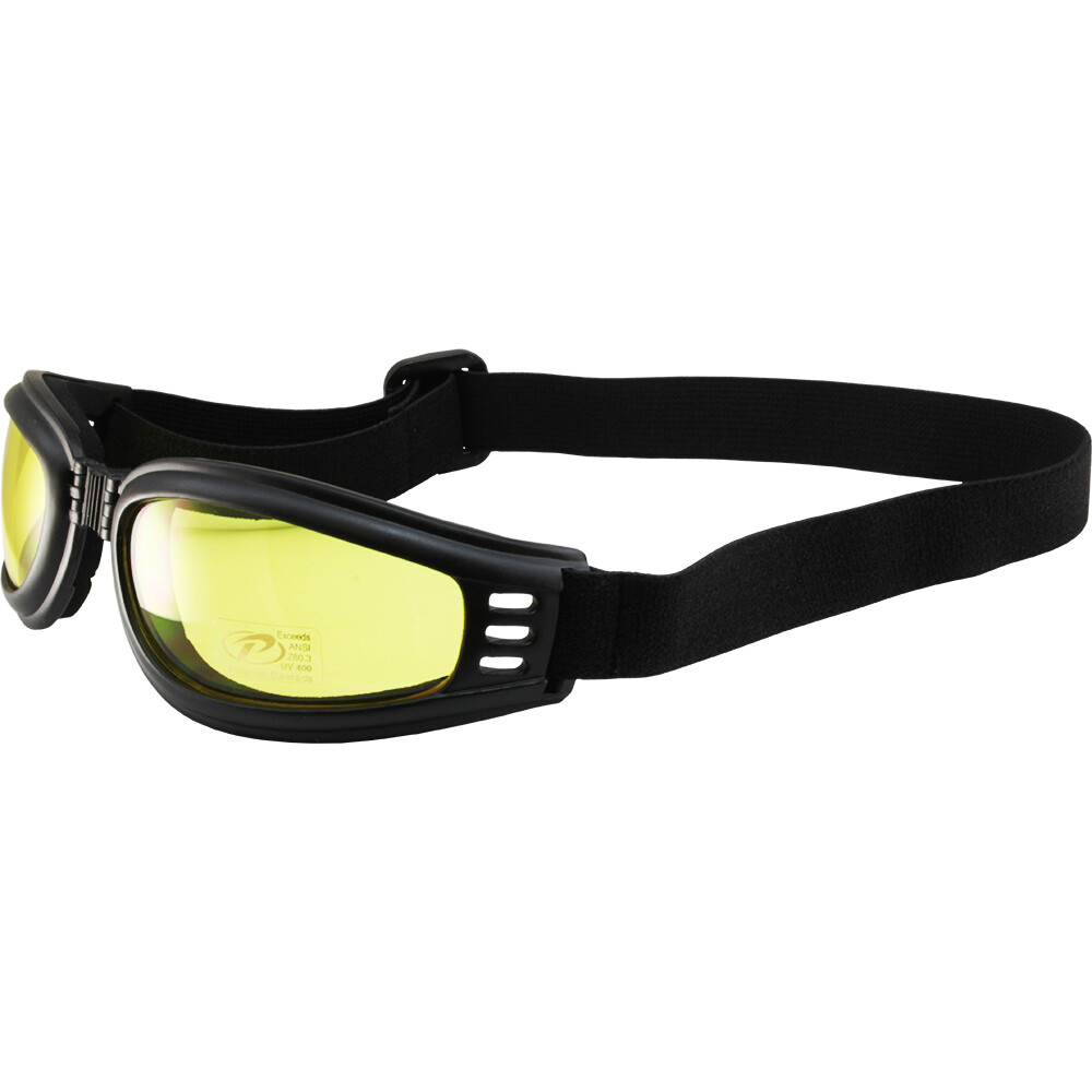 Pacific Coast Nomad Yellow/Black Oval Foldable Goggles