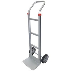 Dayton 6W046 Gphandtruck, 48In, 18In, Slvr, Alum, 500Lb