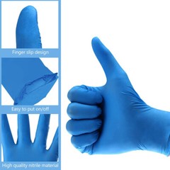 3000pcs Nitrile Exam Gloves Durable Thicken 4mil Non-Latex Powder Free S/M/L/XL