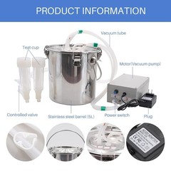 High Efficiency Goat Milking Machine with Adjustable Pulsation and Easy Cleaning