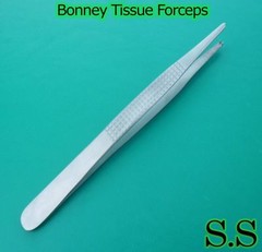 Bonney Tissue Forceps 7.00″ 2X3 Teeth and Serrated jaws