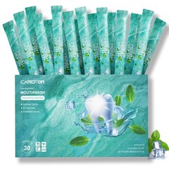 Mouthwash Travel Size Portable Packets to Go, Alcohol & Fluoride Free Fresh M…