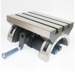 Tilting Table Adjustable Angle Table Milling Machine Table 7/10/12/15/24 Inch