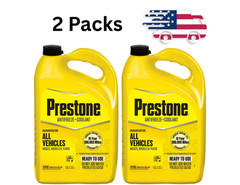 (2 pack) Prestone Extended Life Prediluted Antifreeze/Coolant, Universal Use
